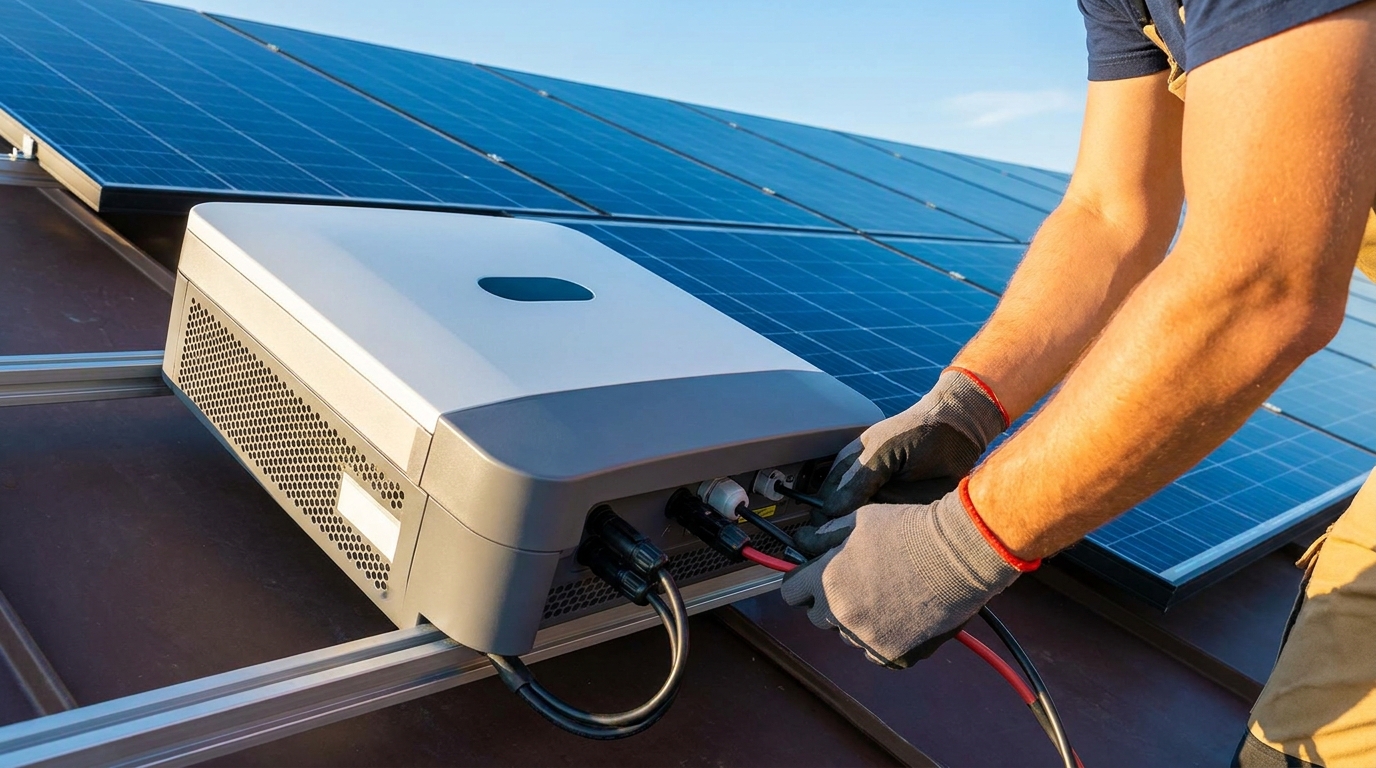 Hoe Omvormer Zonnepanelen Aansluiten: Een Complete Gids